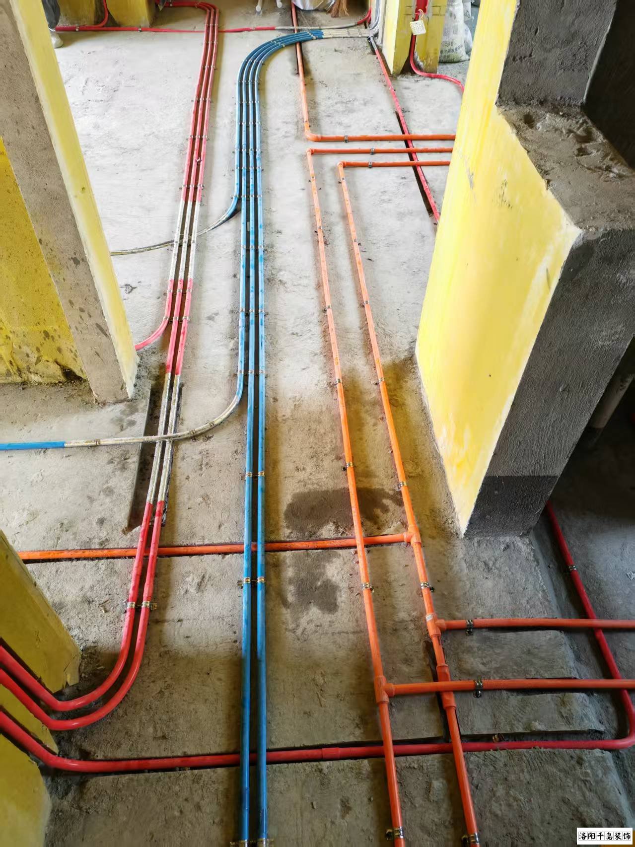 洛陽千島裝飾水電改造施工現(xiàn)場(chǎng)