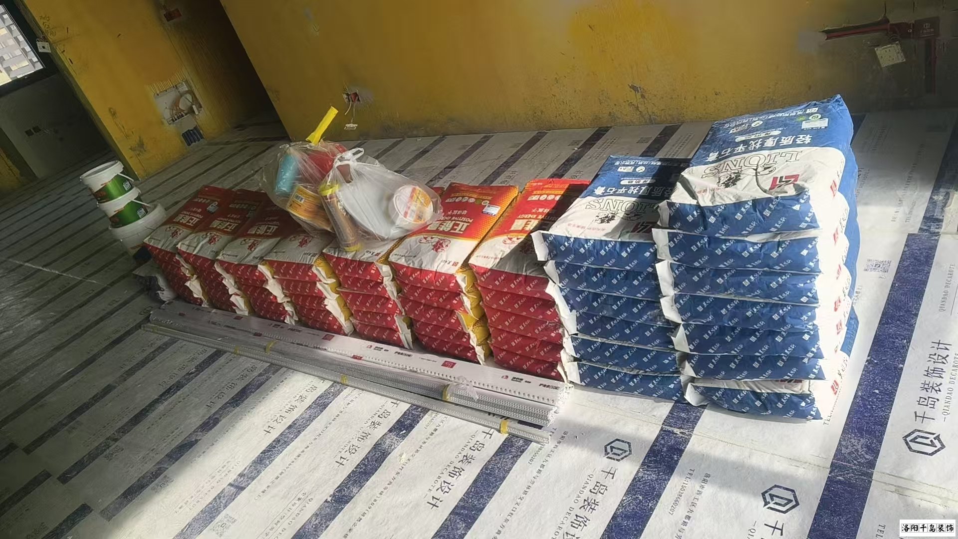 洛陽千島裝飾油漆工施工現(xiàn)場(chǎng)